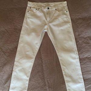 Uniqlo Men’s White Jeans like new